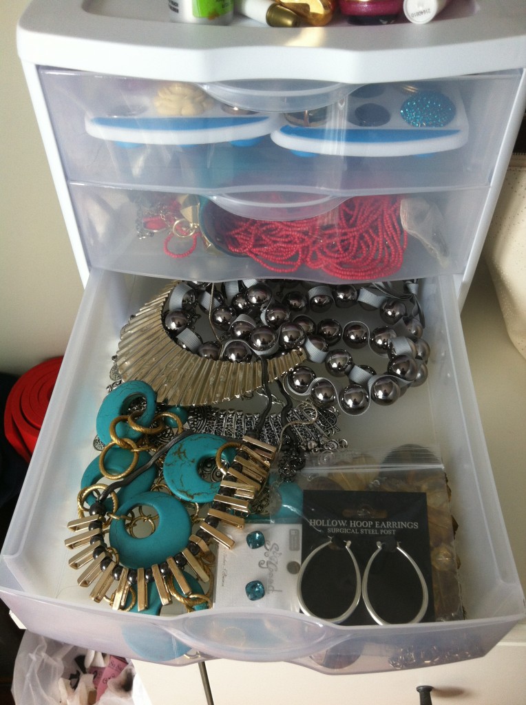 Stack jewellery so you can see all your options